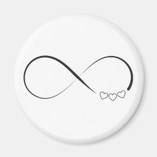Imán Símbolo de los corazones del infinito
