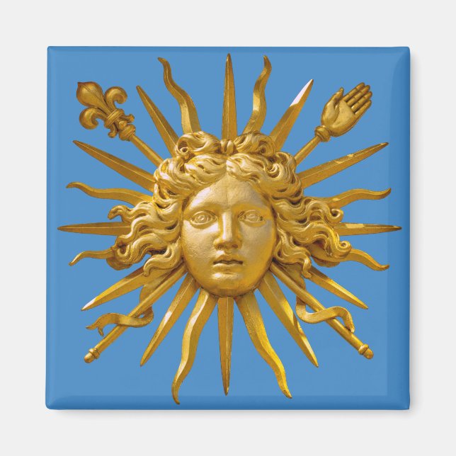 Imán Símbolo de Luis XIV el Rey Sol (Frente)