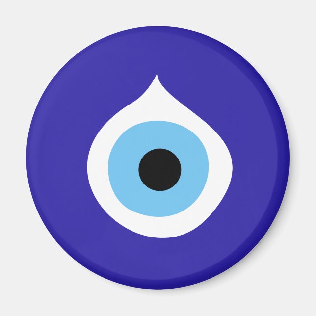 Imán símbolo de mal ojo antiguo nazar fatima talisman c (Frente)
