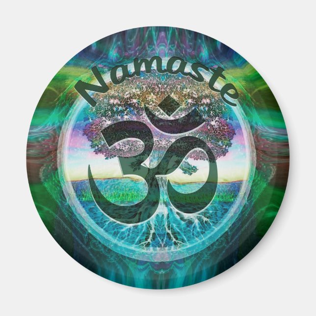 Imán Símbolo de Namaste (Frente)