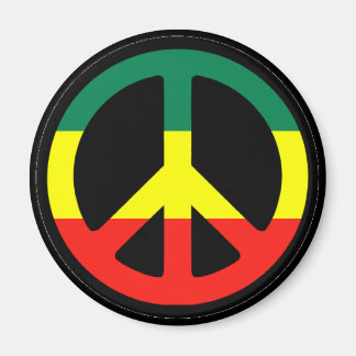 Imán Símbolo de paz rasta