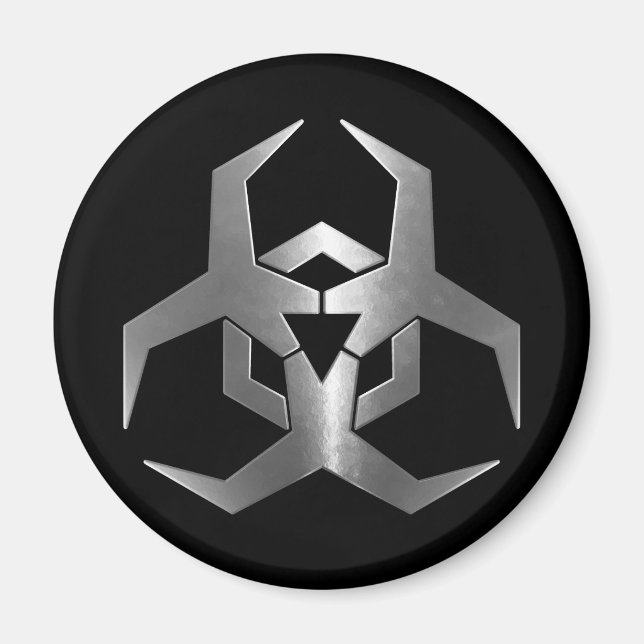 Imán Símbolo de peligro de malware (Frente)