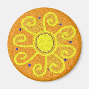 Imán Símbolo de Pysanka: Sun