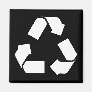 IMÁN SÍMBOLO DE RECICLAJE