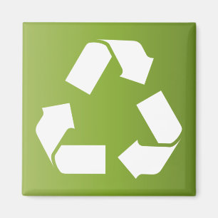 IMÁN SÍMBOLO DE RECICLAJE