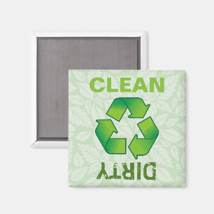 Imán Símbolo de reciclaje