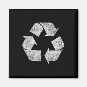 Imán Símbolo de reciclaje logotipo Tierra Día del acuer