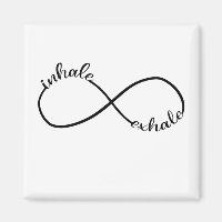 Símbolo de Rótulo infinito de inhalación T-Shirt Y