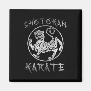 Imán Símbolo de Shotokan Karate Tigre Dojo Entrenamient