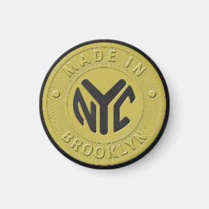 Imán Símbolo de subterráneo de Brooklyn