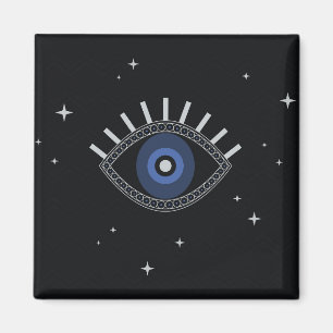 Imán Símbolo de talismán mágico de protección ocular az