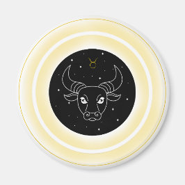 Imán Símbolo de Tauro – Emblema Mínimo de Astrología