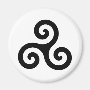 Imán Símbolo de Triskelion del Celtic