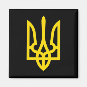 Imán Símbolo de Ucrania Ejército ucraniano medio Emblem