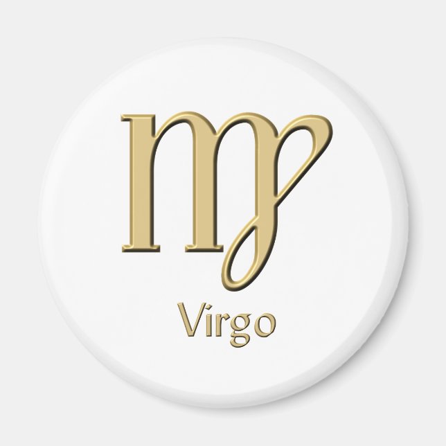 Imán Símbolo de virgo (Frente)