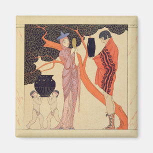 Imán Símbolo del amor (w/c en el papel)