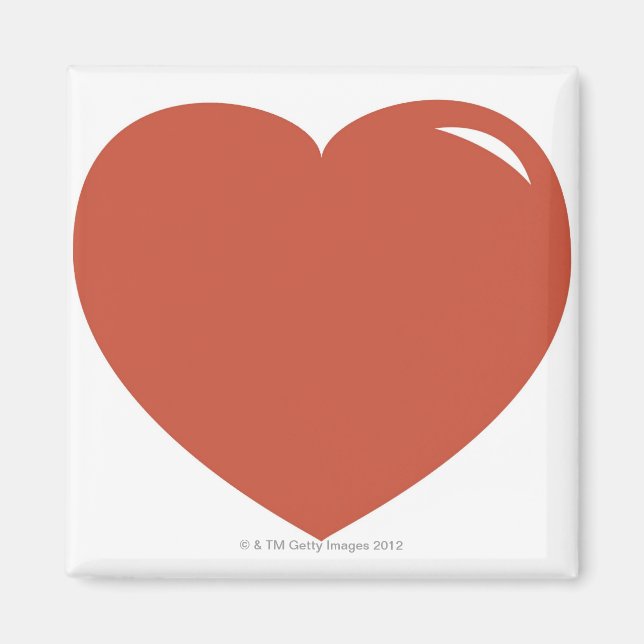 Imán Símbolo del corazón (Frente)