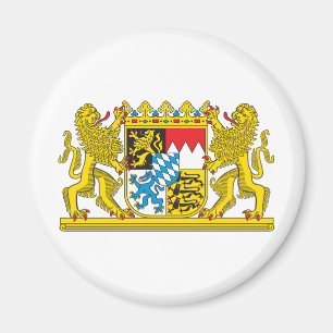 Imán Símbolo del escudo de armas de Baviera oficial de 