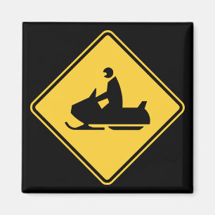Imán Símbolo del Snowmobile