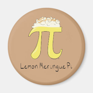 Imán Símbolo divertido de humor matemático limón pi