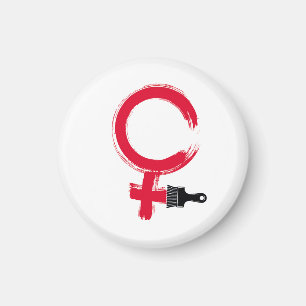 Imán Símbolo femenino de Guay