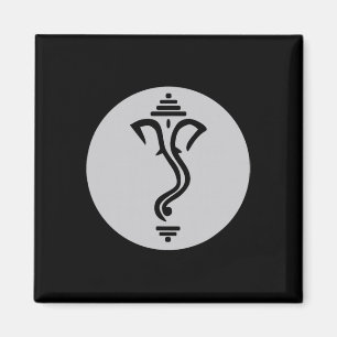 Imán Símbolo Ganesha Meditación Espiritual India Yoga 