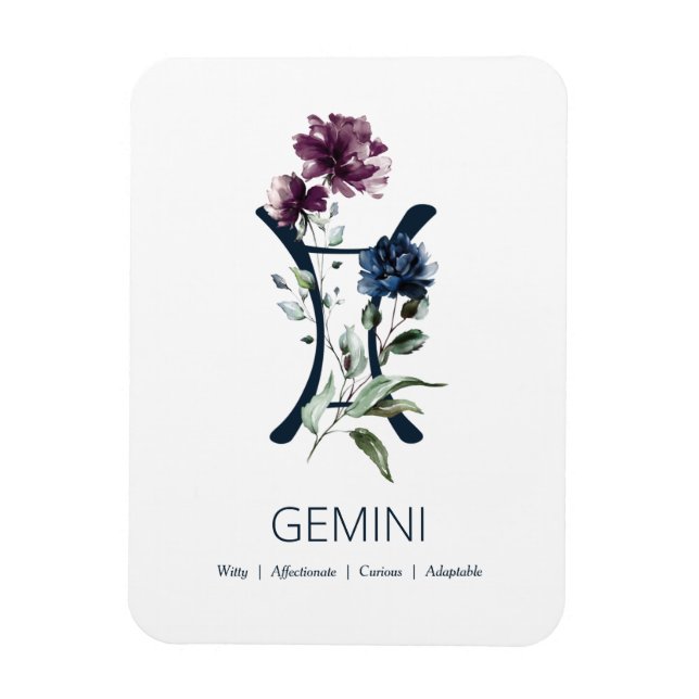 Imán Símbolo gemini zodiac (Vertical)