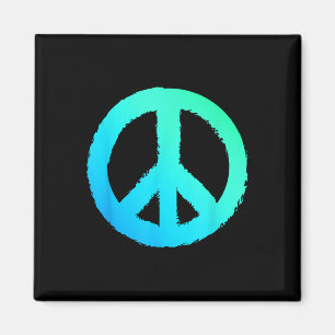 Imán Símbolo hippie símbolo de paz símbolo antiguerra