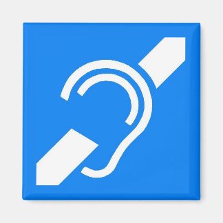 Imán Símbolo internacional para sordos