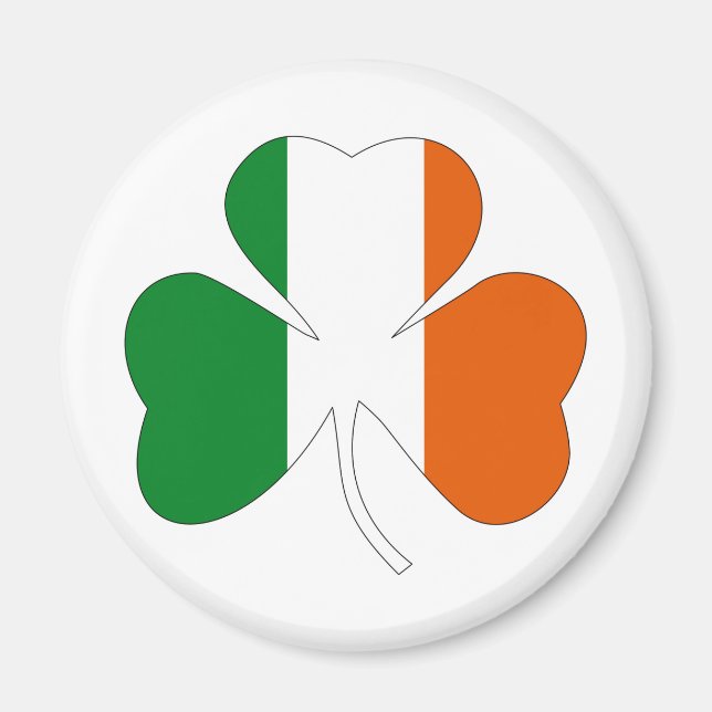 Imán símbolo irish leaf bandera de clover símbolo irlan (Frente)