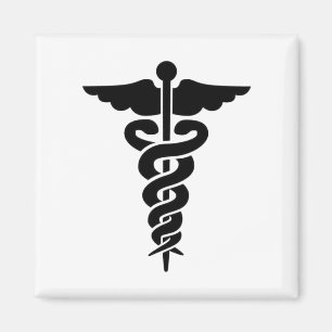 Imán Símbolo médico Caduceo