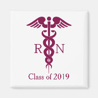 Símbolo médico de enfermería de Red Red Caduceus