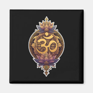 Imán Símbolo Om Espiritual Meditar Yoga Mantra Divino 