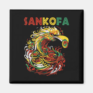 Imán Símbolo Sankofa Junetdecia Ghana Sankofa Adinkra
