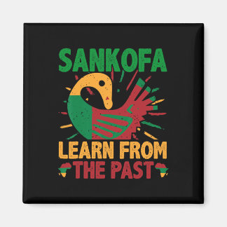 Imán Símbolo Sankofa y Adinkra Ghana para la historia n