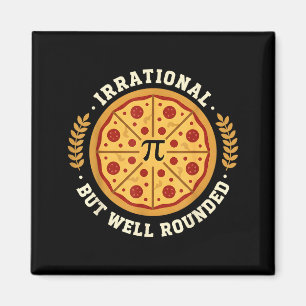 Imán Símbolo T matemático Pi de pizza bien redondeado e
