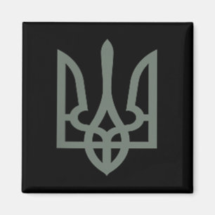 Imán Símbolo ucraniano de tridente Tryzub Emblem