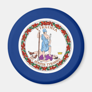 Imán símbolo unido bandera de la república de Améric