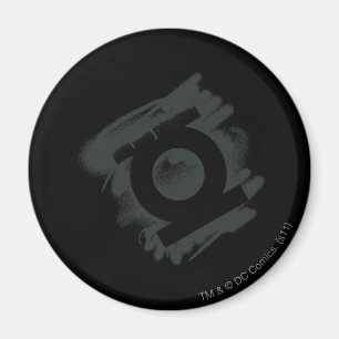 Imán Símbolo verde del aerosol de la linterna