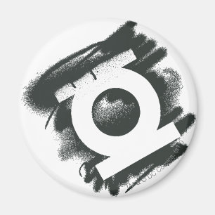 Imán Símbolo verde del aerosol de la linterna