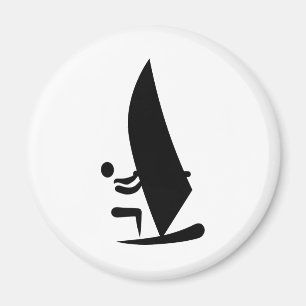 Imán Símbolo Windsurfing