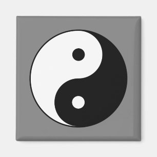 Imán Símbolo Yin y Yang (taoísta chino Taijitu)