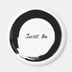 Imán Símbolo zen con "Just Be"