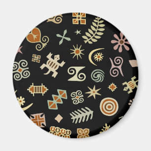 Imán Símbolos Adinkra africanos