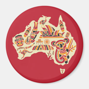 Imán Símbolos australianos
