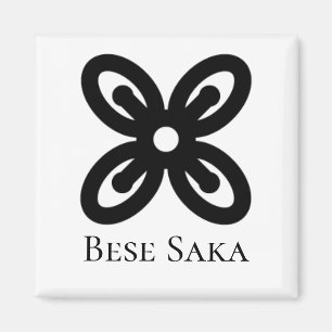Imán Símbolos de Adinkra: saco de nueces de Kola