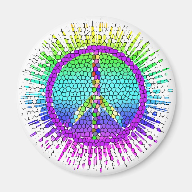 Imán Símbolos de paz (Frente)