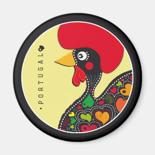Imán Símbolos de Portugal - gallo