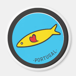 Imán Símbolos de Portugal - sardina Nr. 02