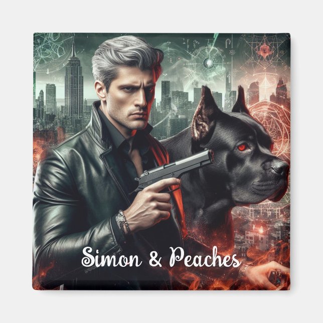 Imán Simon y Peaches (Frente)